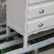 Commode vintage rénovée Greige Galuchat – Style campagne chic
