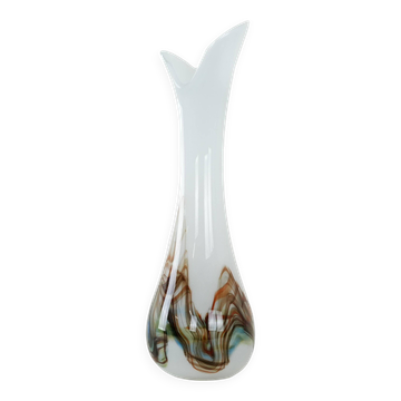 Glass vase, Danish design, 1970s, production: Denmark