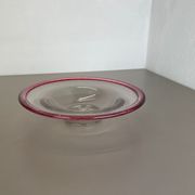 German 2,2kg Glass Bowl by Karl Wiedmann for WMF, 1960s Baushaus Art Deco