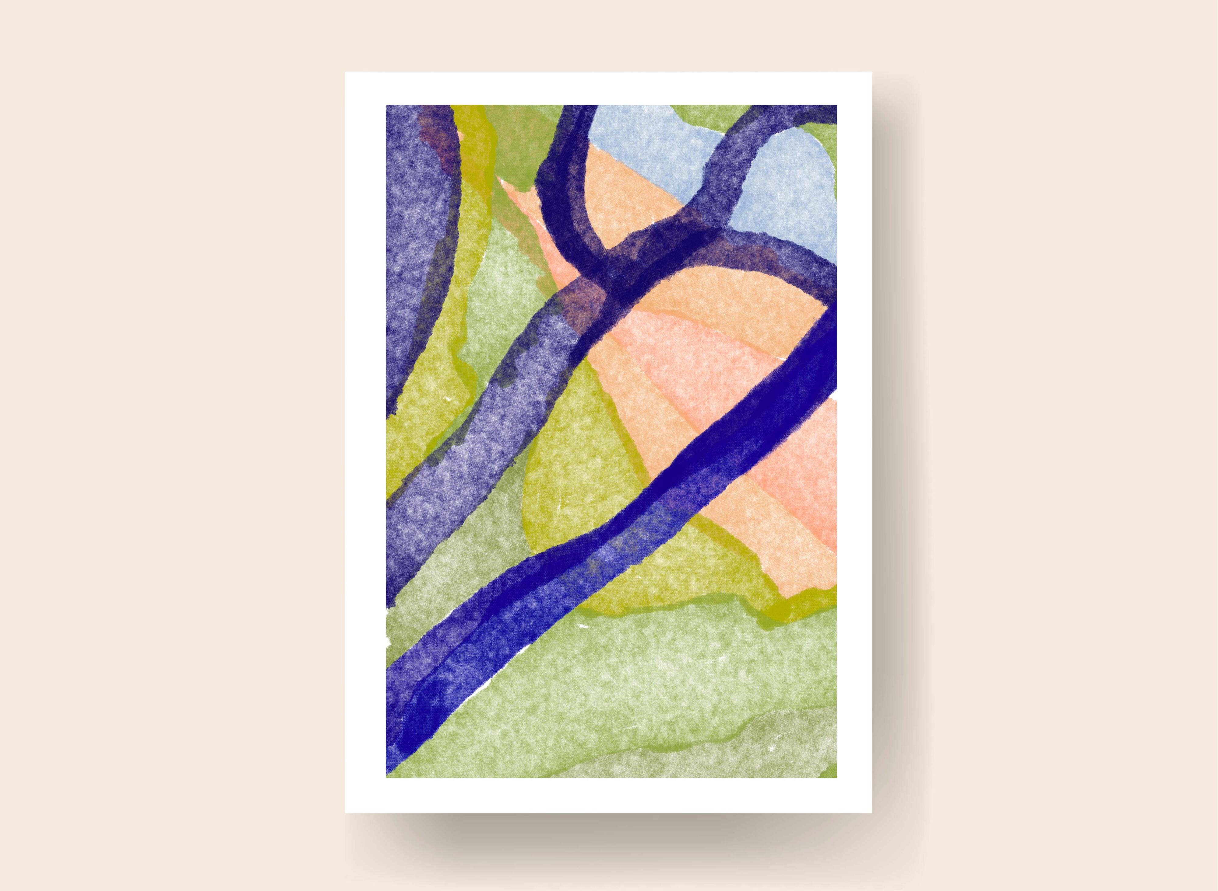 Calanques 1 - Illustration A4