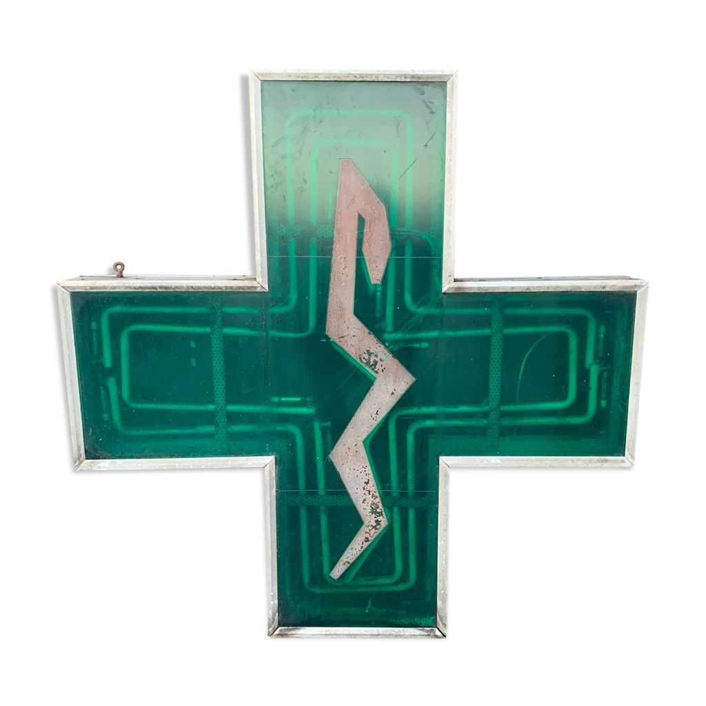 ENSEIGNE DE PHARMACIE DES ANNEES 80