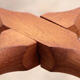 Vintage Hans J. Wegner AT35 Side table in teak Andreas Tuck, 1945 Denmark.