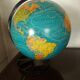 Globe terrestre , Mappemonde vintage tarides , 1977