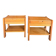 Vintage Simat bedside tables in elm – 1970