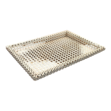 Top in white lacquered metal mathieu mategot