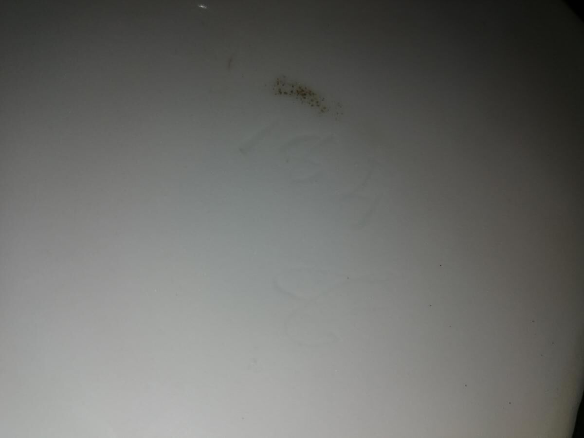 Pair of vases Egyptomania porcelain of Bayeux