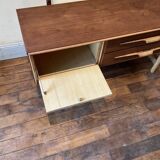 Commode coiffeuse scandinave danoise vintage 1960  2 tiroirs
