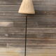 Floor lamp brass lacquered metal 1950