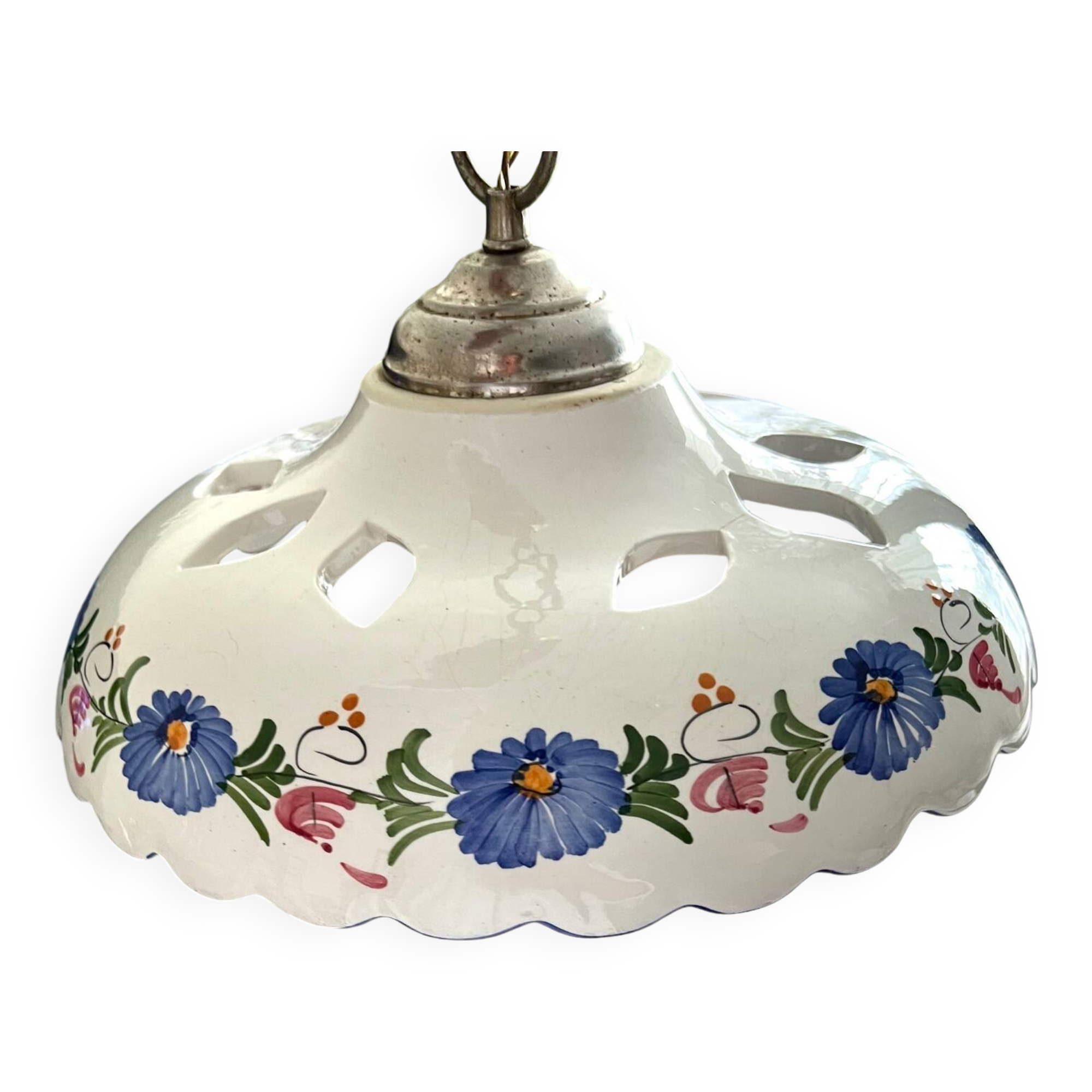 Ceramic/earthenware chandelier