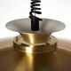 Brass Pendant Light, Denmark 1980s