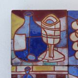 Ceramic trivet, Dominique Baudart, vintage