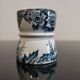 Old diabolo egg cup in Terre de Fer model "Marie Louise"
