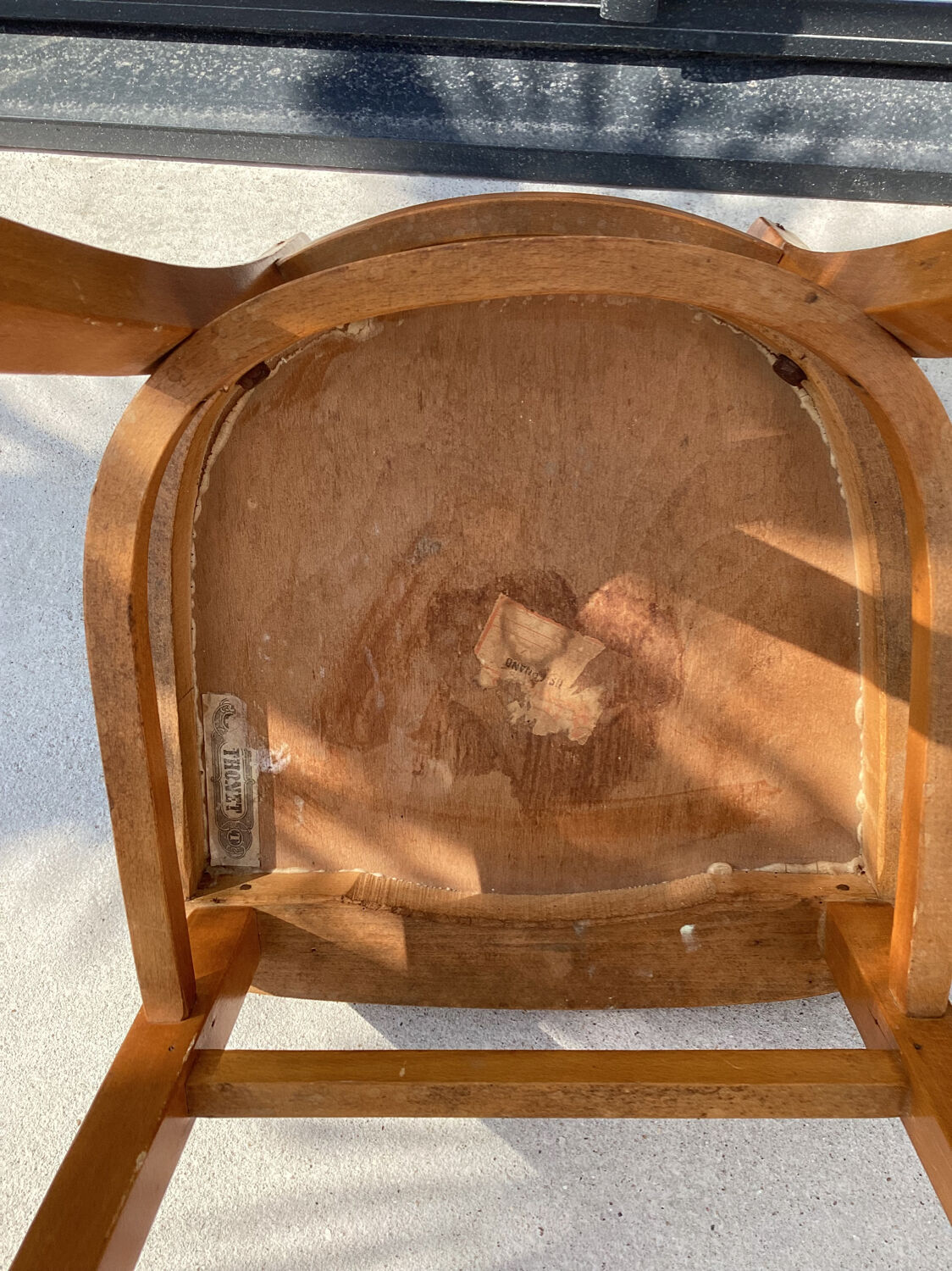 Thonet bistro chairs