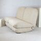 Reclining sofa color "crème chinée", France, circa 1970