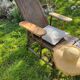 Transat chaise longue rotin