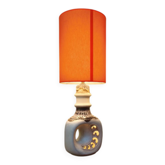 Fat Lav perforated ceramic lamp - vintage 1970