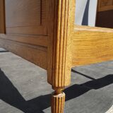 Bed 140cm Art Deco oak