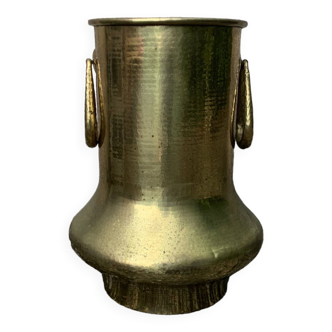 Grand vases en laiton/ cache-pot/vases en cuivre vintage