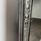 Grand miroir Venitien aux Cygnes, Glace Murano du XIXe siècle biseauté 133