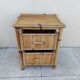 Vintage design bamboo bedside table