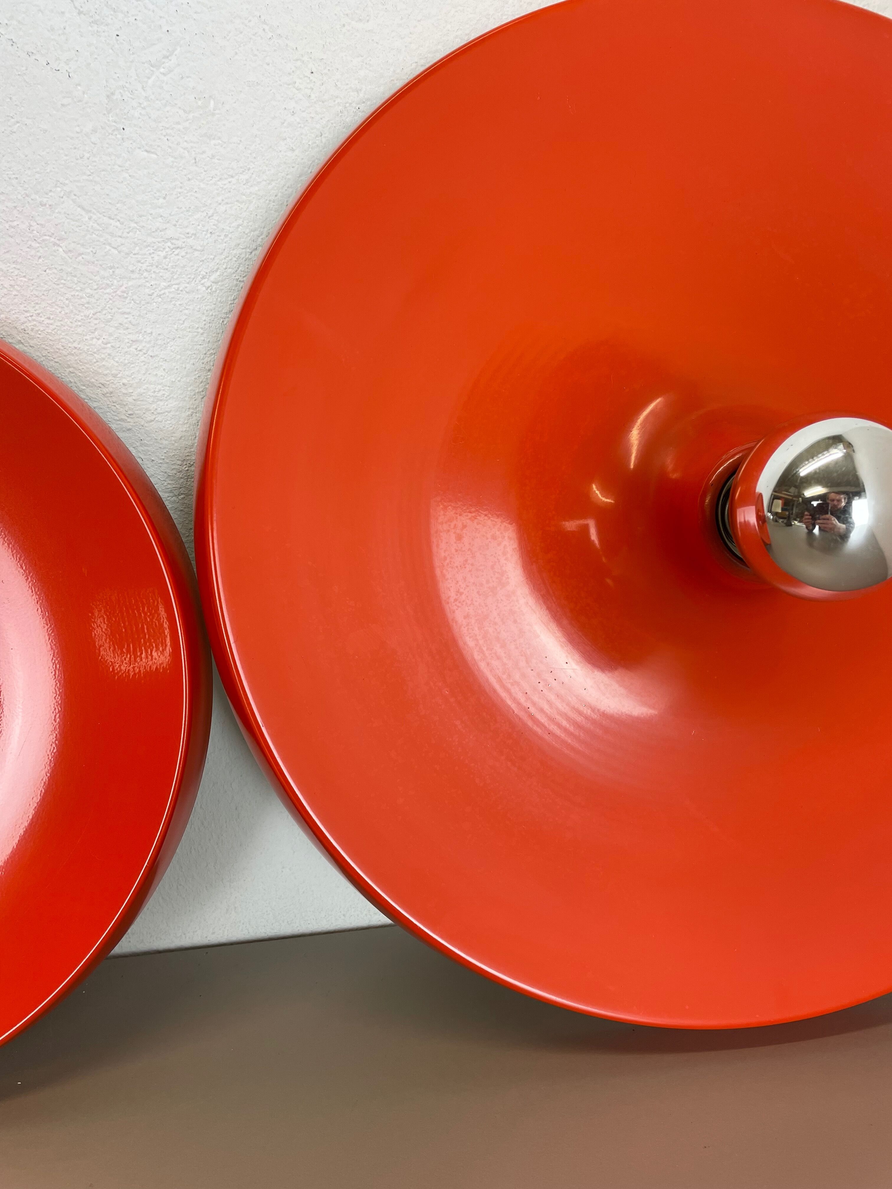 Set of two disc wall light, germany 70s