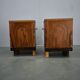 1938s pair of Art Deco bedside tables, Czechoslovakia