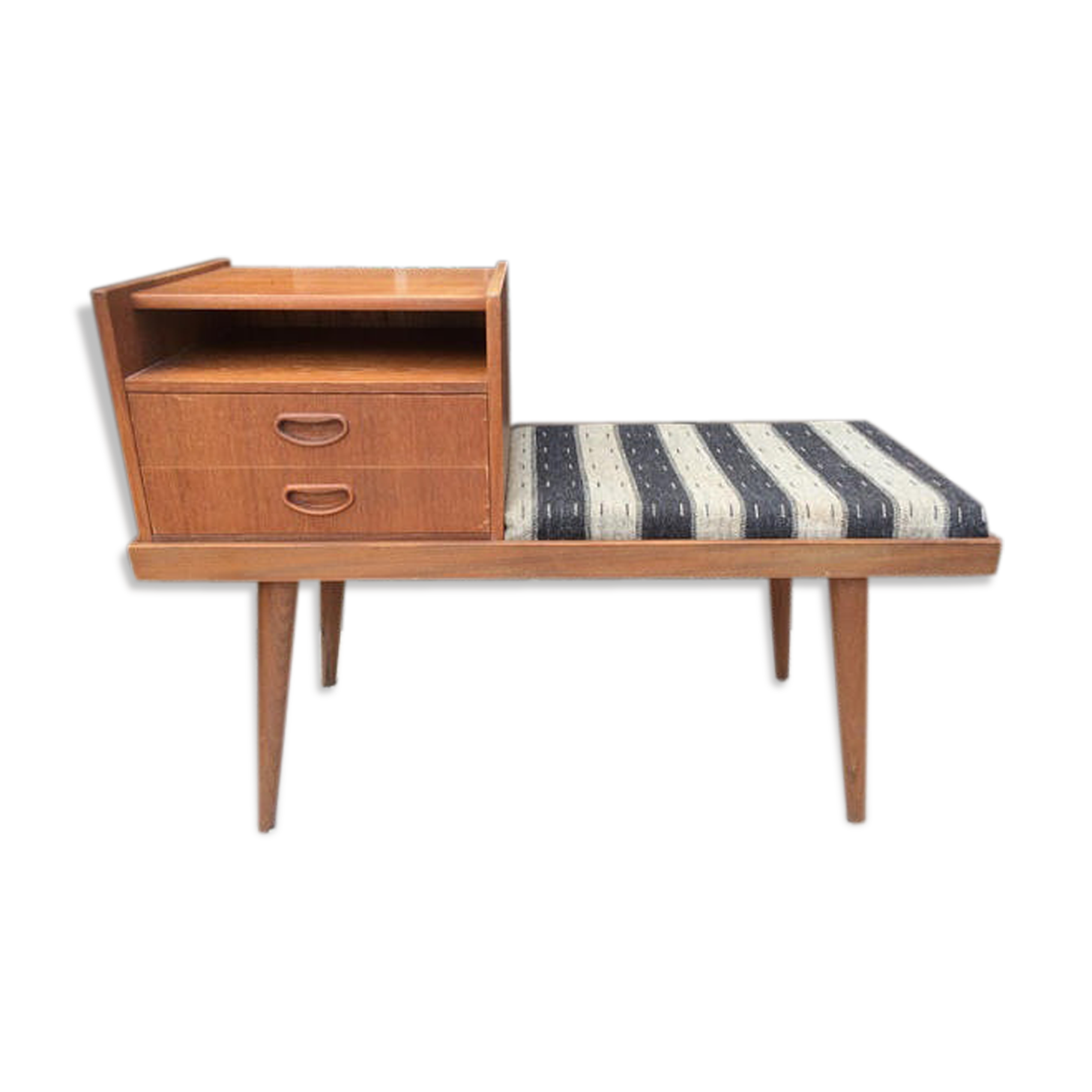Banc téléphone scandinave rétro