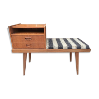 Banc téléphone scandinave rétro