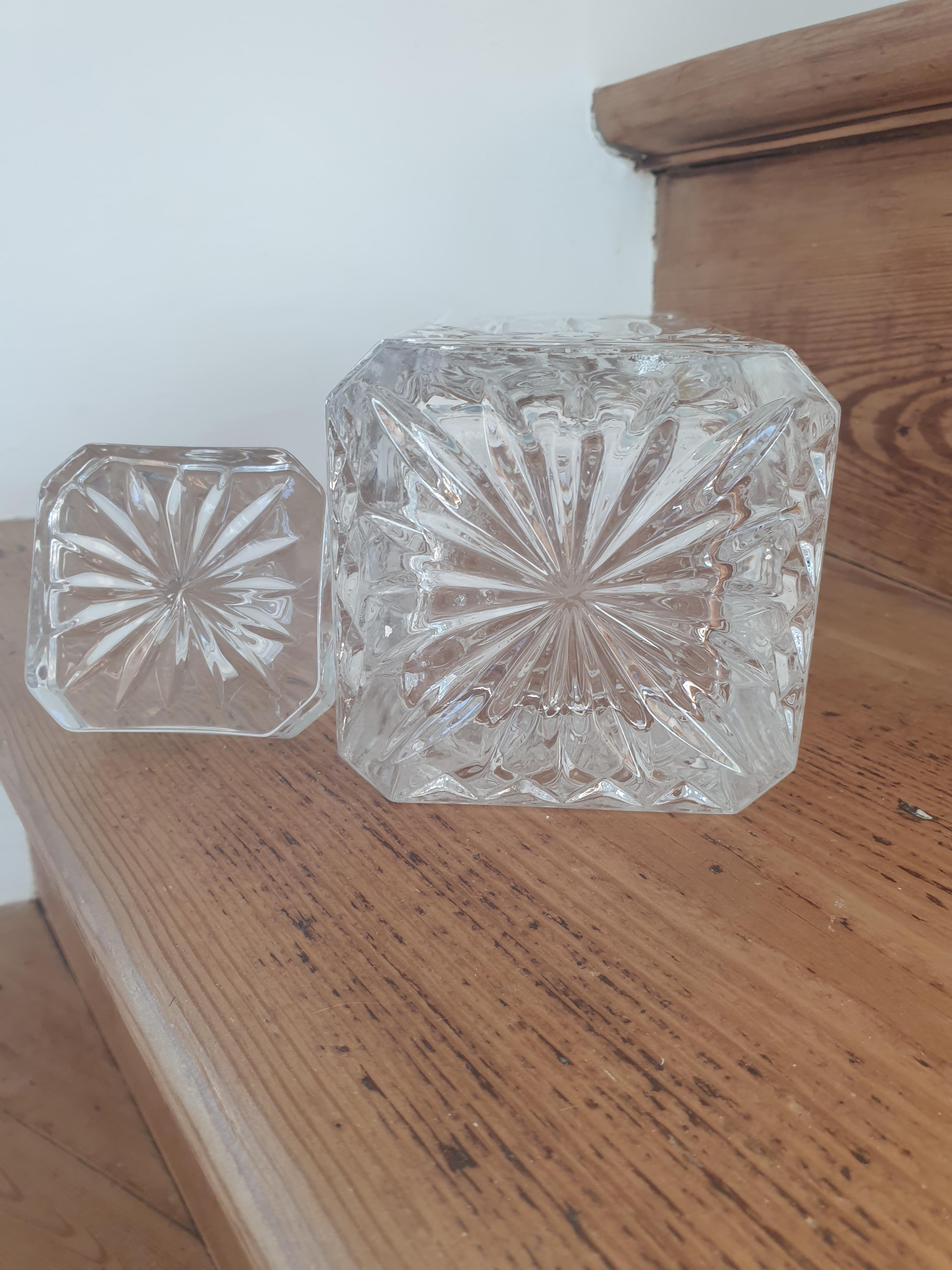 Crystal whisky carafe