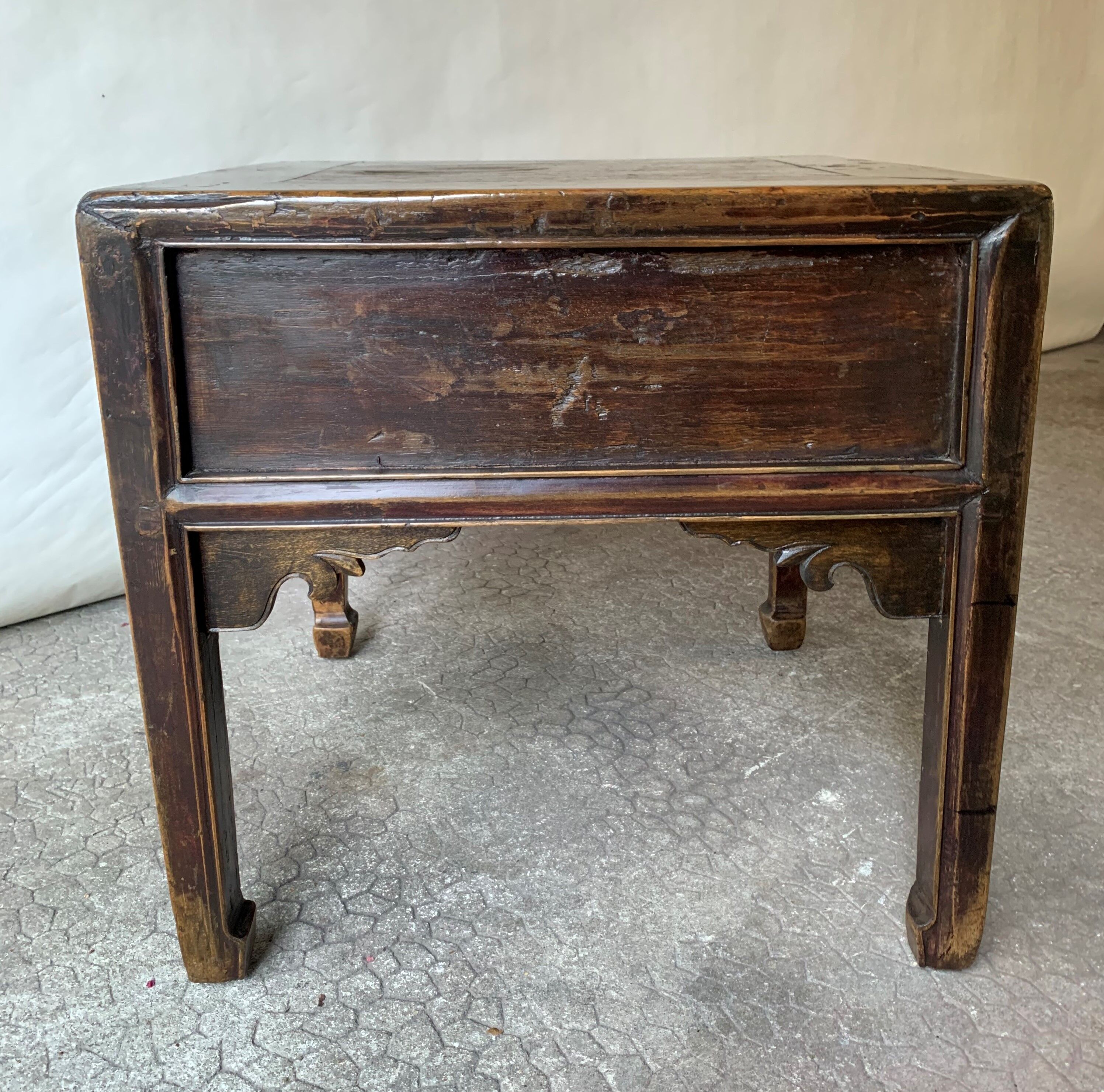 Pair of Chinese bedside tables