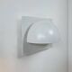 Pair of vintage Louis Poulsen wall lights, matte white lacquered metal, Sweden, 1980.