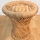 Small bamboo and rope tabouret