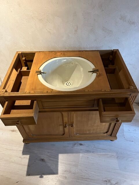 Bathroom cabinet with swivel sink 1930/40