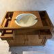 Bathroom cabinet with swivel sink 1930/40