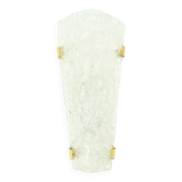 Large Mid-Century Murano Glass & Brass Wall Lamp from Hillebrand, 1960s/70s