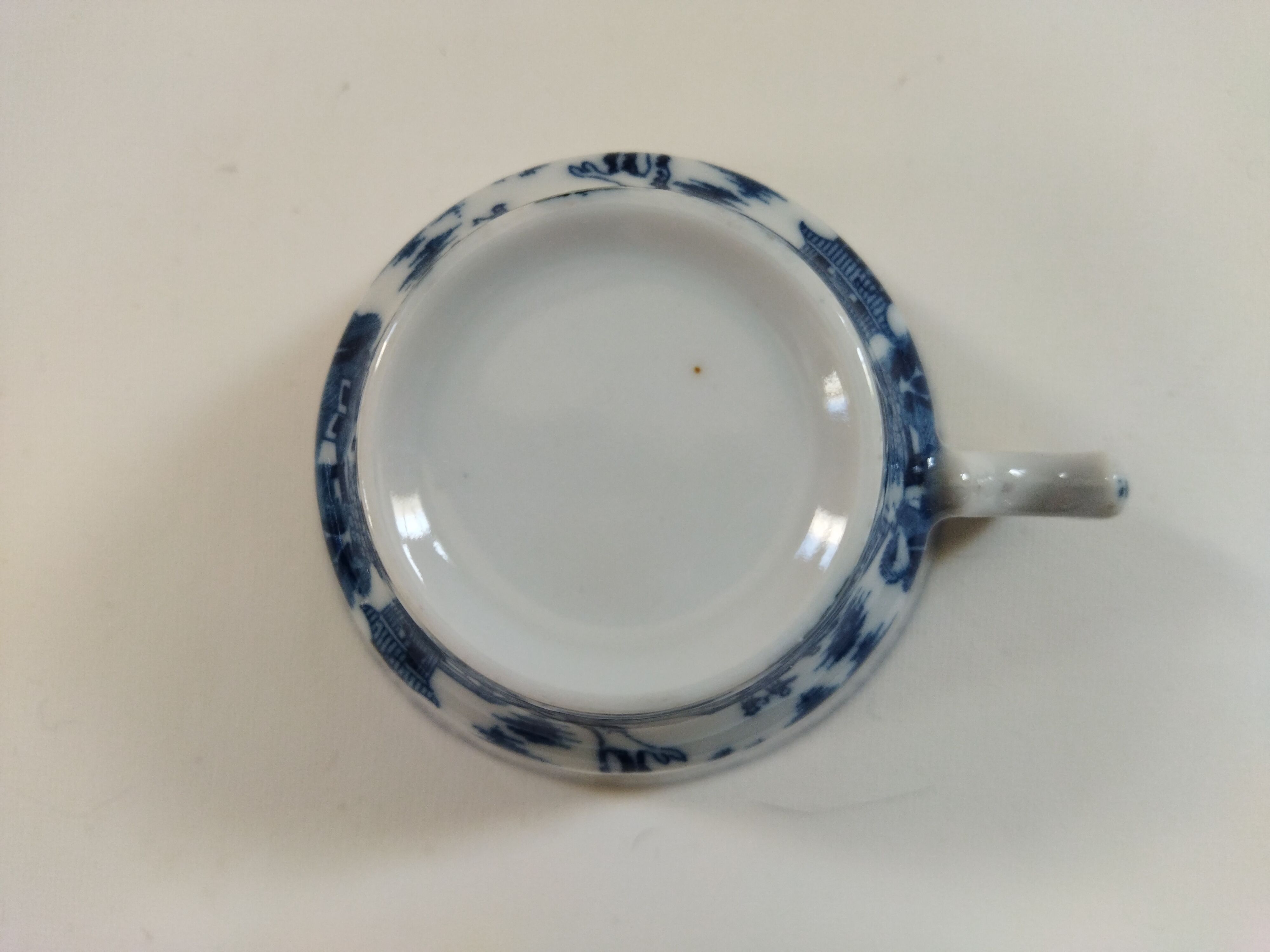 Blue Willow porcelain cup