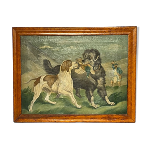 Peinture chiens
