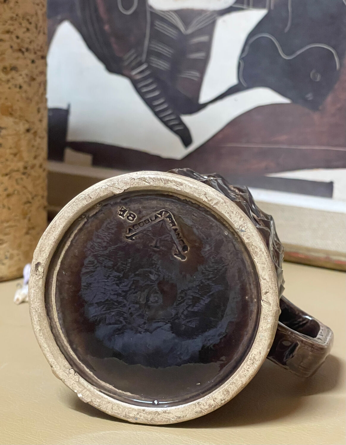 Accolay stoneware cup.