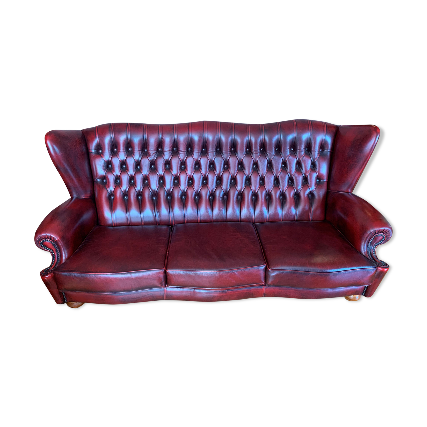 Red Chesterfield Sofa