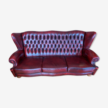 Canapé Chesterfield rouge