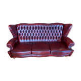 Canapé Chesterfield rouge