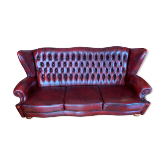 Canapé Chesterfield rouge