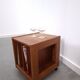 Meuble en teck LP sur roulettes, table d'appoint, table de nuit, armoire 1