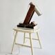 Modernist lamp, Italian work, around 1940.