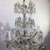 4 light crystal chandelier