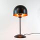 Vintage Dutch designer black mushroom lamp from the 80s