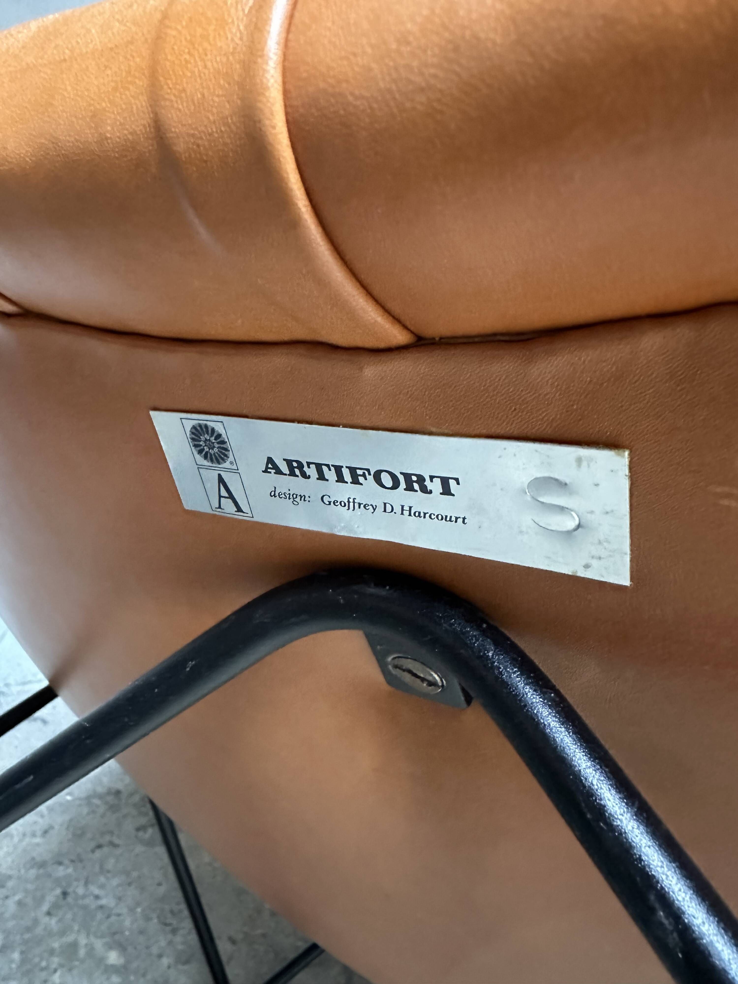 Fauteuil vintage Artifort F592 par Geoffrey Harcourt