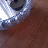 1970s mirror with glass frame