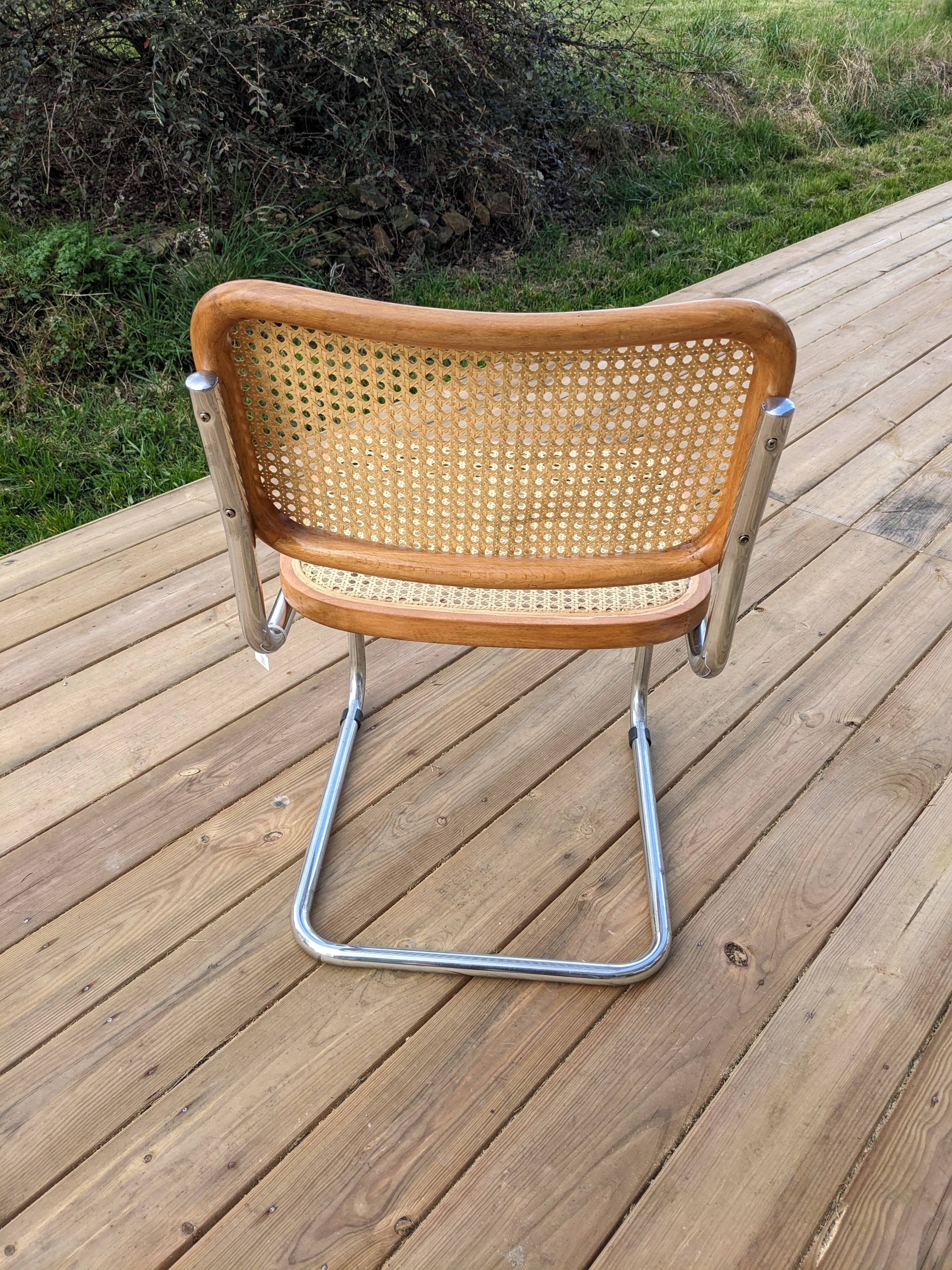 Chaise Cesca Marcel Breuer B32 en hêtre clair