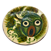 Assiette poisson fantastique, Puigdemont, Catalogne 1960s